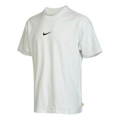 Футболка Men&apos;s Nike Logo Alphabet Printing Round Neck Loose Sports Short Sleeve White T-Shirt, белый