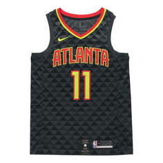 Майка Nike NBA Large Atlanta Hawks Basketball Jersey/Vest Black, черный
