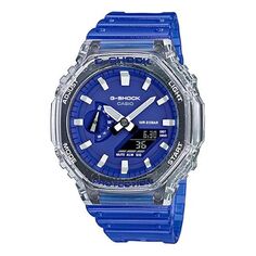 Часы CASIO G-Shock Analog-Digital &apos;Blue&apos;, синий