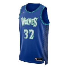 Майка Nike x NBA 75 Minnesota Timberwolves Jerseys &apos;Karl-Anthony Towns 32&apos;, синий