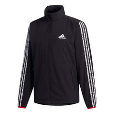 Куртка adidas VD Windbreaker Stripe Casual Sports Jacket Black, черный