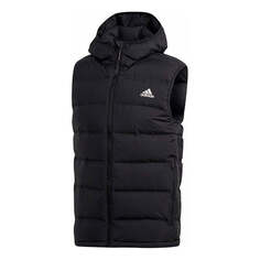 Пуховик adidas Helionic Hooded Down Vest Men Black, черный