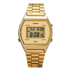 Часы Men&apos;s CASIO VINTAGE Series Retro Small Watch Color Classic Small Mens Gold Digital, желтый