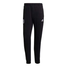 Спортивные штаны Men&apos;s adidas Juve 3s Swt Pnt Stripe Casual Sports Long Pants Black, мультиколор