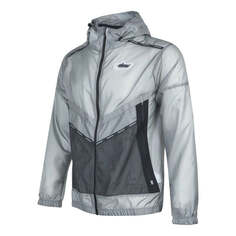 Куртка Nike Repel Wild Run Windrunner Casual Printing Running Sports Woven Jacket Gray, серый
