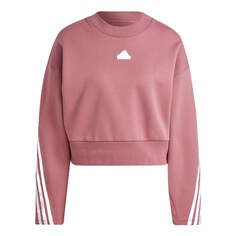 Толстовка (WMNS) adidas Future Icons 3-Stripes Sweatshirt &apos;Rose&apos;, красный