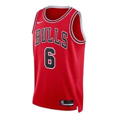 Майка Nike x NBA DRI-FIT Chicago Bulls Alex Caruso Jerseys &apos;Red&apos;, красный