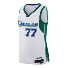 Майка Nike NBA Doncic Mavericks 75 Anniversary City limited SW Fan Edition Basketball Sports Jersey Vest White, белый