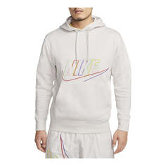 Толстовка Nike AS M NK CLUB+ BB PO HOODIE MCF Logo White, белый