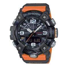 Часы CASIO G-Shock Mudmaster &apos;Black Orange&apos;, черный