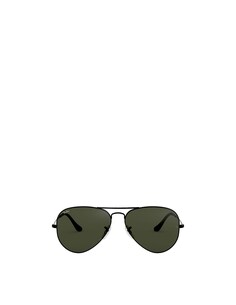 Солнцезащитные очки-авиаторы в оправе Ray-Ban, черный