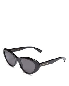 Солнцезащитные очки «кошачий глаз», 54 мм Gucci, цвет Gray