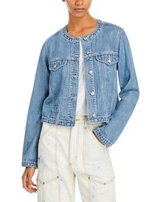 Джинсовая куртка Cora из полулегкого веса rag &amp; bone, цвет Blue