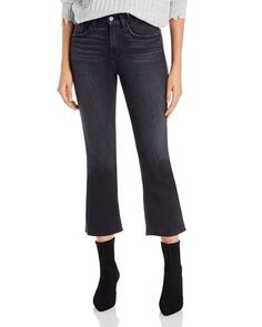 Укороченные джинсы Callie со средней посадкой в цвете Delphine Joe&apos;s Jeans, цвет Black