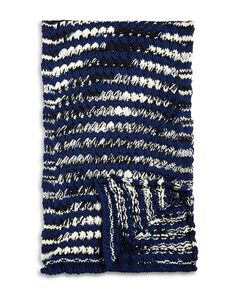 Шерстяной вязаный шарф Missoni, цвет Blue