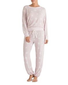 Пижамный комплект Star Seeker розового цвета Starbird Stars Honeydew, цвет Pink