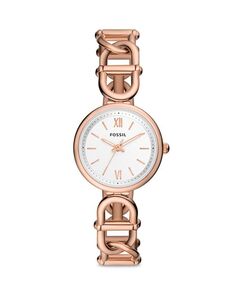 Часы Карли, 30 мм Fossil, цвет White