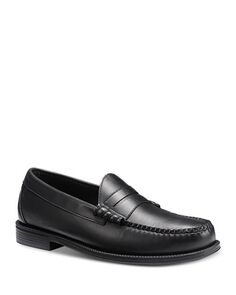 Мужские пенни-лоферы без шнуровки GH Bass Larson Easy Slip On Weejun G.H.BASS, цвет Black