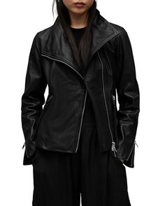 Байкерская куртка Ellis ALLSAINTS, цвет Black