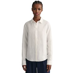 Рубашка с длинным рукавом Gant Reg Chambray, белый