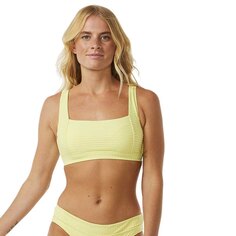 Топ бикини Rip Curl Premium Surf D-Dd Crop, желтый