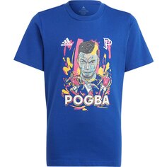 Футболка с коротким рукавом adidas Pogba, синий