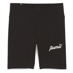 Леггинсы Puma Ess+ Blossom 7´´ Script Short, черный