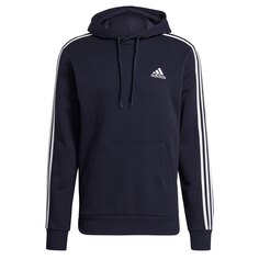 Худи adidas Essentials 3 Stripes, синий