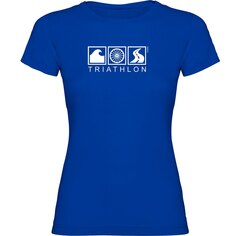 Футболка с коротким рукавом Kruskis Triathlon, синий