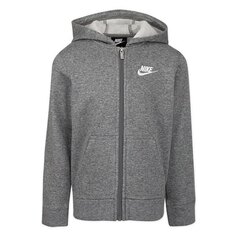 Толстовка Nike Club Fleece Full Zip, серый