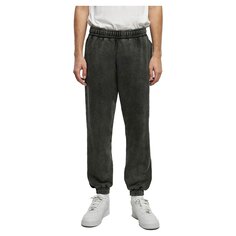 Брюки Urban Classics Heavy Sand Washed Tracksuit, черный