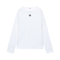 Футболка Loewe Long-Sleeve &apos;White&apos;, белый