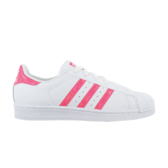 Кроссовки Adidas Superstar J &apos;Real Pink&apos;, белый