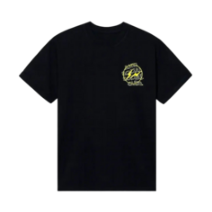 Футболка Anti Social Social Club x Fragment Bolt &apos;Black/Yellow&apos;, черный