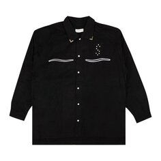 Рубашка Saintwoods Star Flannel &apos;Black&apos;, черный