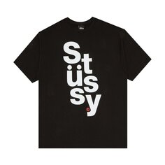 Футболка Stussy Stack &apos;Black&apos;, черный