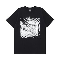 Футболка Stussy Surf Swirls &apos;Black/White&apos;, черный