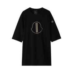 Футболка Rick Owens x Moncler Short-Sleeve Level &apos;Black&apos;, черный