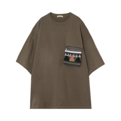 Футболка Undercover Pocket &apos;Khaki&apos;, зеленый