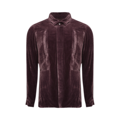 Рубашка Rick Owens Fogpocket Long-Sleeve &apos;Amethyst&apos;, фиолетовый