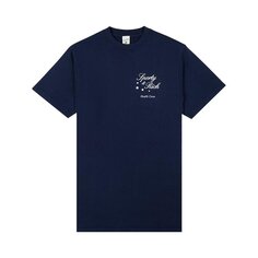 Футболка Sporty &amp; Rich Stars Health Crew &apos;Navy/White&apos;, синий