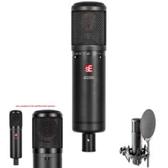 Студийный конденсаторный микрофон sE Electronics sE2200 Large Diaphragm Cardioid Condenser Microphone