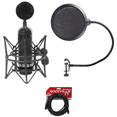 Конденсаторный микрофон Blue Blackout Spark SL+ROCKPOP+RCXFM20E-B
