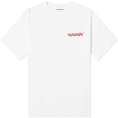 Футболка Carhartt Wip Fast Food, цвет White &amp; Red