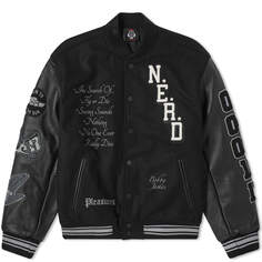 Куртка Pleasures X N.E.R.D Varsity, черный