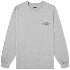 Футболка Neighborhood Long Sleeve Ls-1, серый