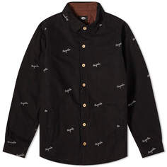 Рубашка Magenta Scribe Overshirt, черный