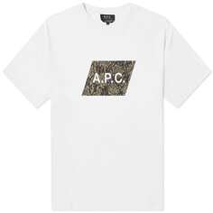 Футболка A.P.C. Cobra Logo, белый