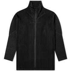 Куртка Homme Plissé Issey Miyake Pleated Zip Up, черный