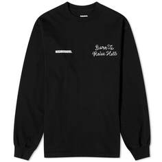 Футболка Neighborhood Long Sleeve Ls-9, черный